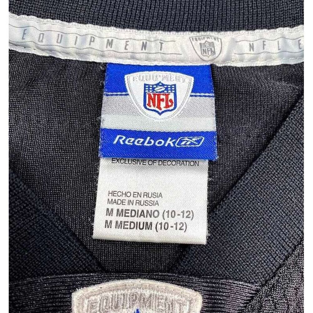 Troy Polamalu Pittsburgh Steelers Jersey Youth M Reebok NFL Football Black HOF - Picture 5 of 5